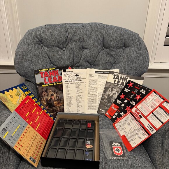 Eastern Front Tank Leader (open, mostly unpunched) West End Games - Picture 9 of 16